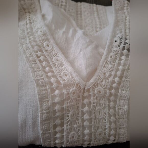 Swim cover L white, gauzy - Picture 7 of 9